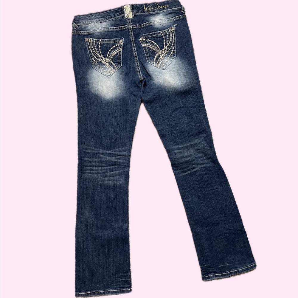 Ariya Embellished Pocket Bootcut Jeans